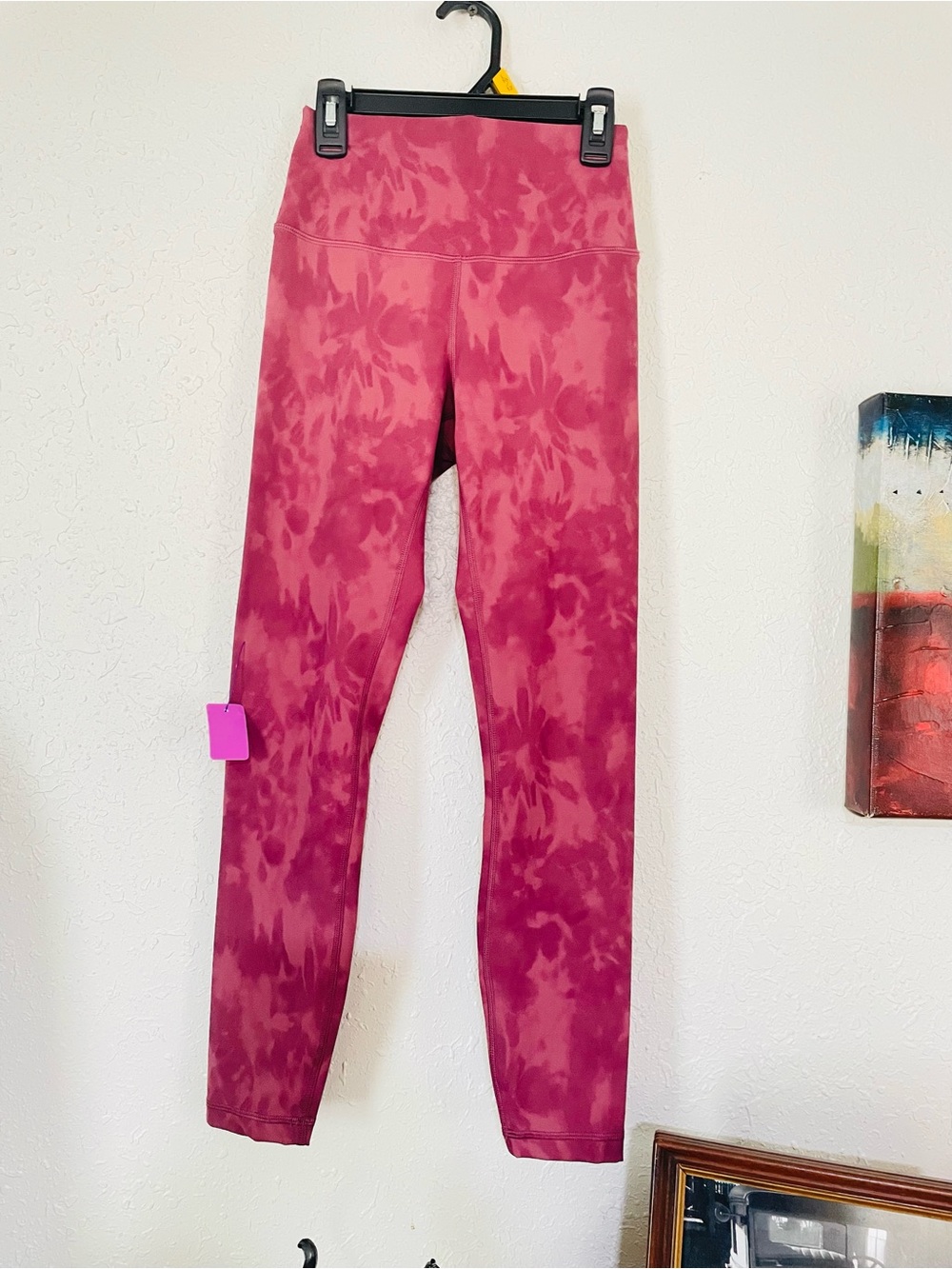 Girls' purple Tie-Dye Active Leggings
